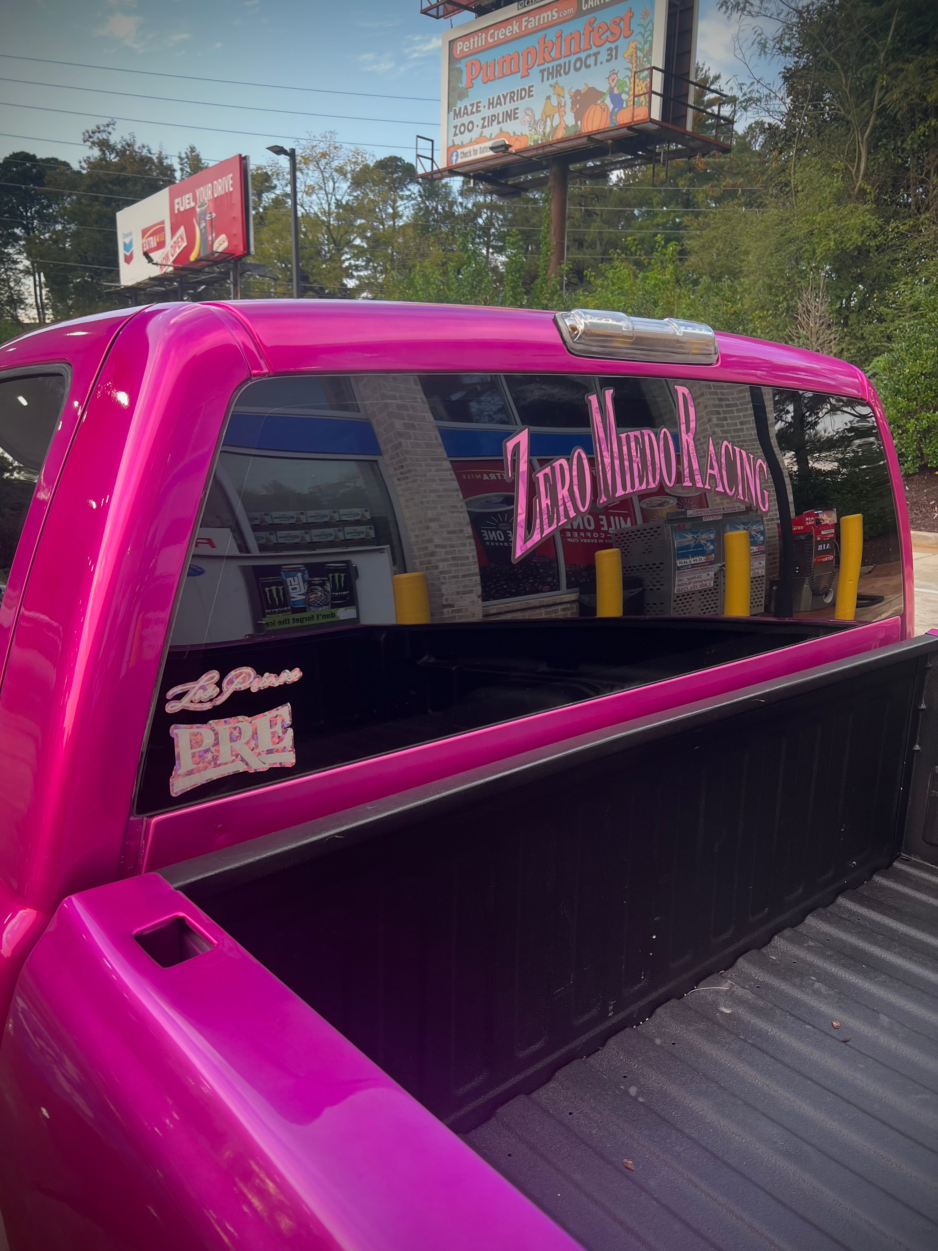 ZeroMiedoRacing Pink Decal