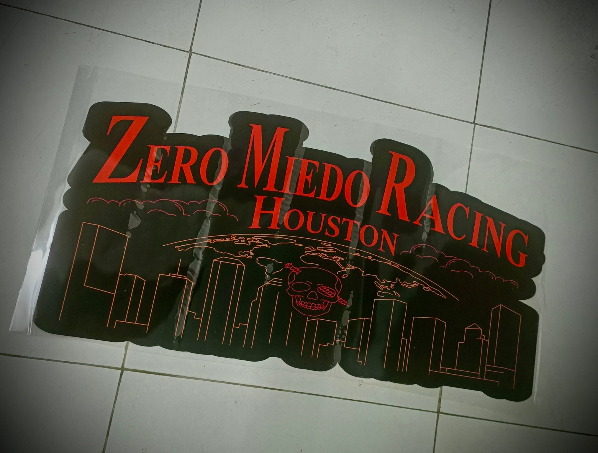 ZeroMiedoRacing Rear Window Decal