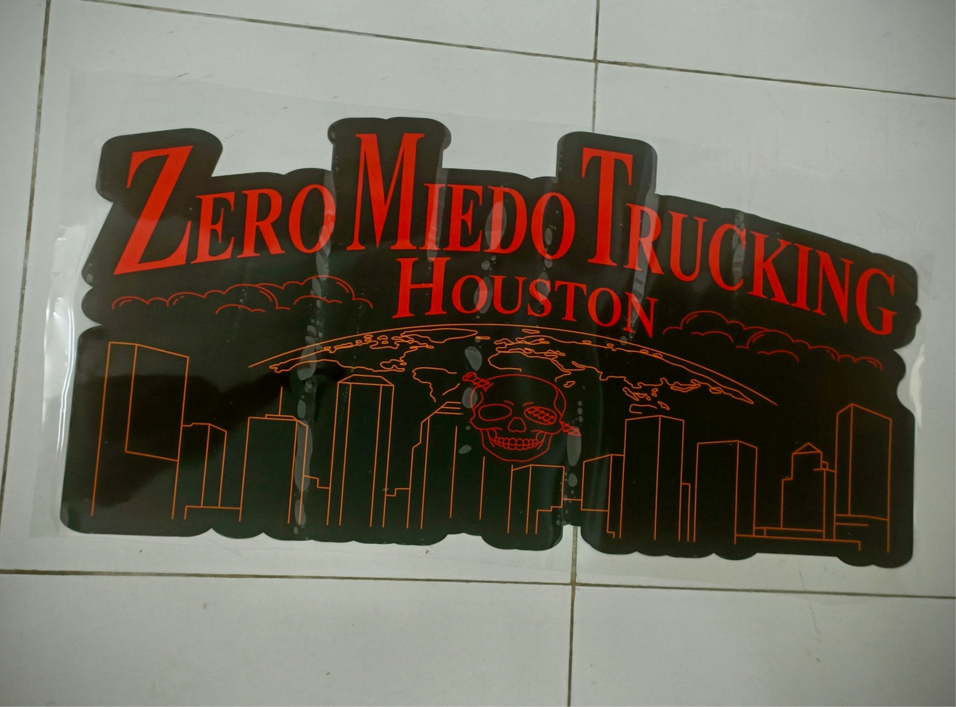 ZeroMiedoTrucking Rear Window Decal