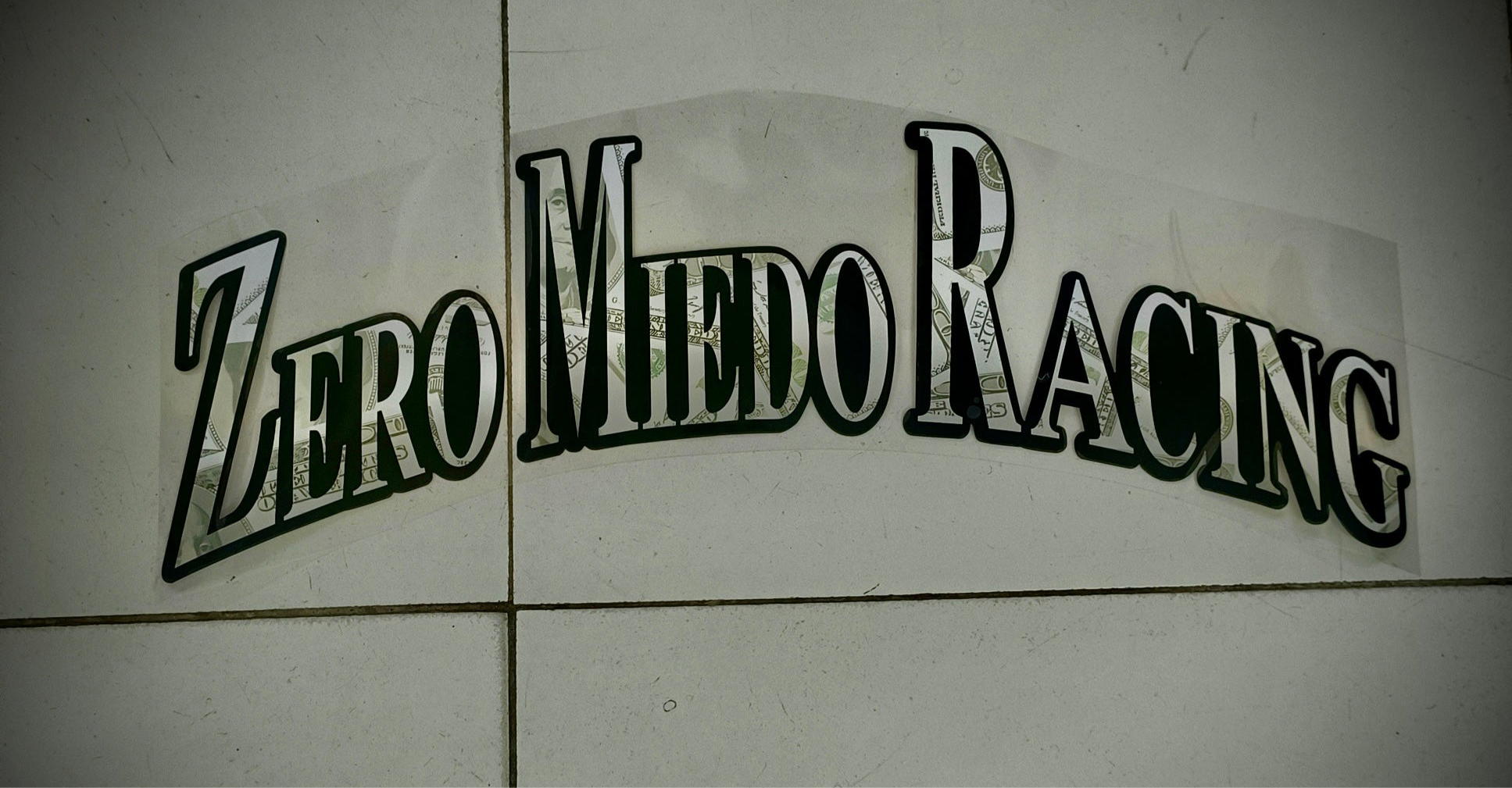 ZeroMiedoRacing White Decal