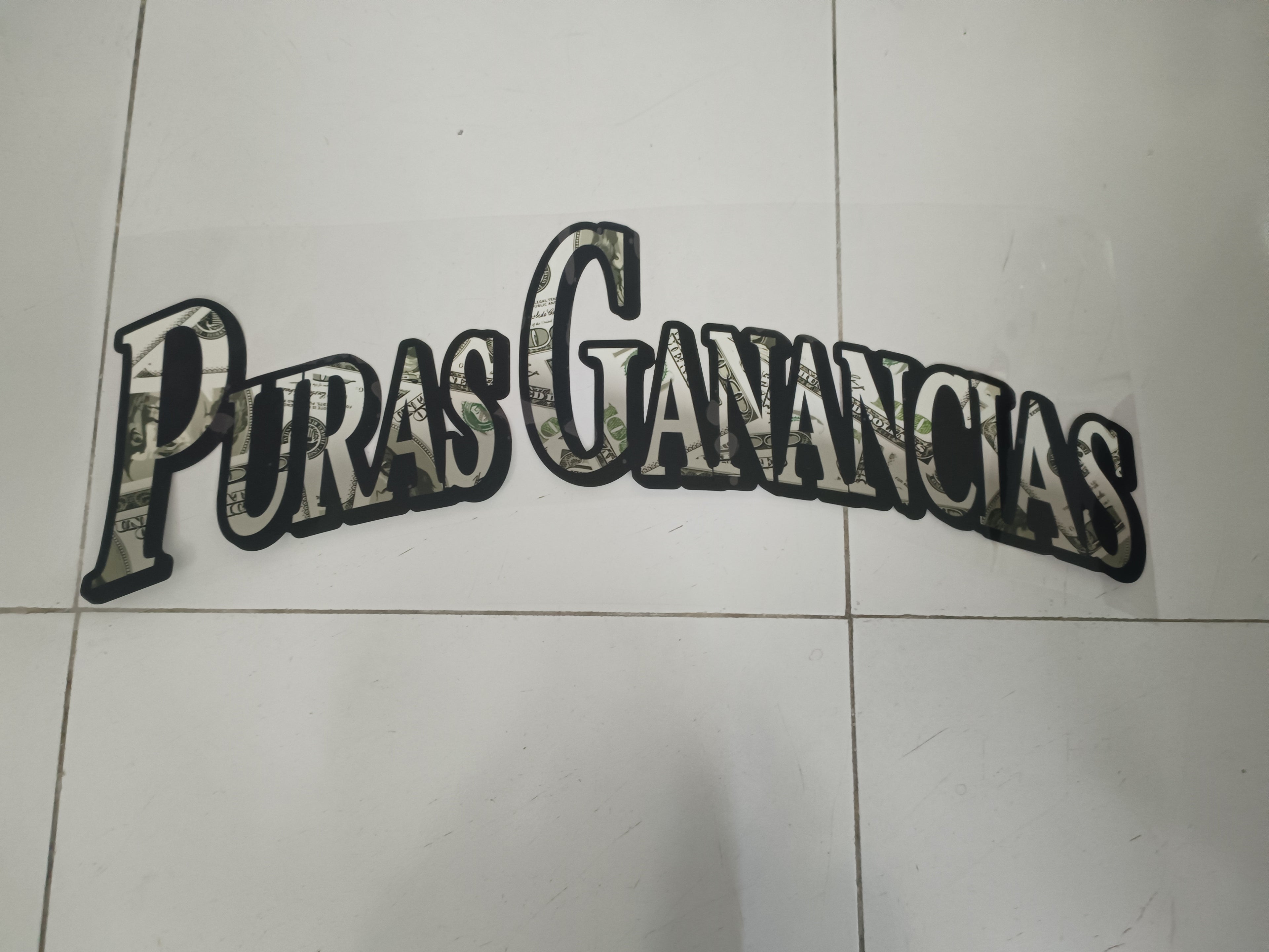 Puras Ganancias Decal