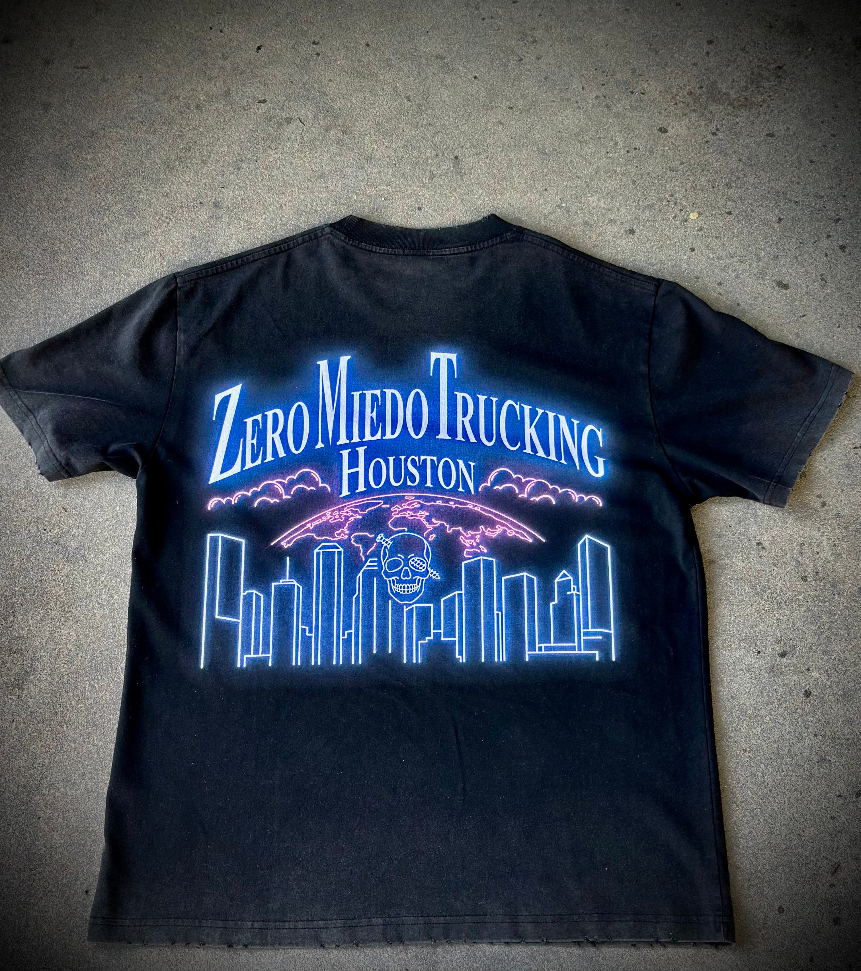 ZeroMiedoTrucking Shirt Black/Blue