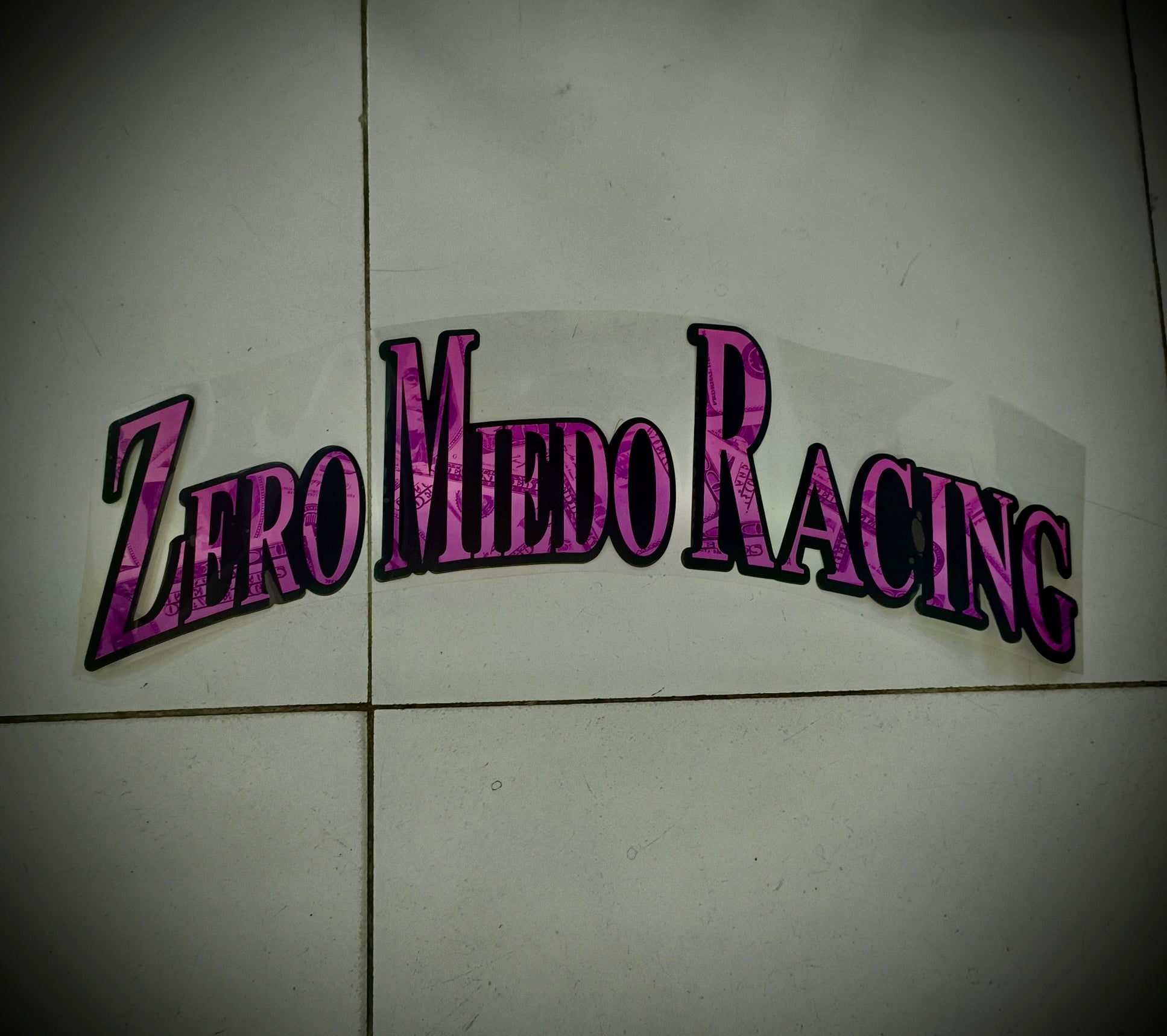 ZeroMiedoRacing Pink Decal