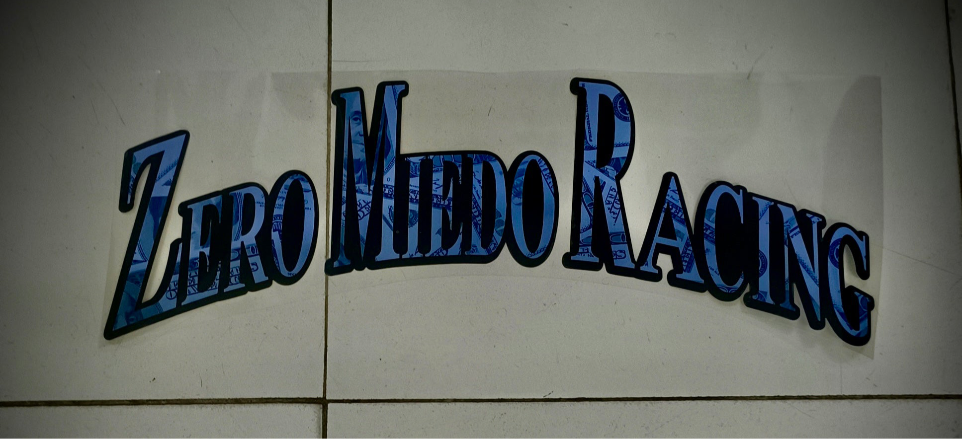 ZeroMiedoRacing Blue Decal