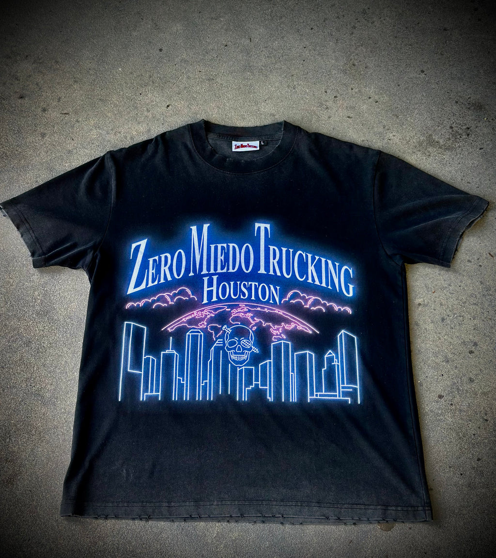 ZeroMiedoTrucking Shirt Black/Blue